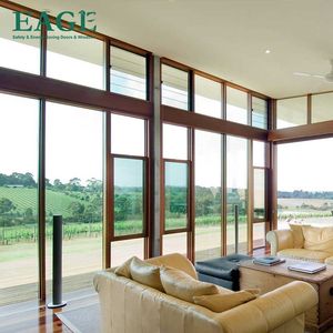 Tùy chỉnh bên ngoài cửa sổ mở cửa sổ Hợp kim nhôm cửa sổ đôi kính cường lực cách nhiệt cửa sổ để bán - Product Image 2
