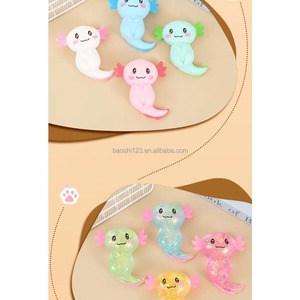 Jouet Squishy Axolotl Maltose Mignon 10*8cm, à Rebond Lent, Anti-Stress, à Presser à la Main, Jouet Fidget, Cadeau pour Enfants et Adultes, Vente en Gros - Product Image 3