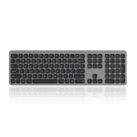 Keyboard baru kualitas tinggi 110 tombol gunting sakelar Keyboard game 2.4GHz nirkabel 2 Mode Teclado dengan Profit rendah