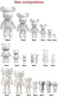 DIY Verseur Peinture Violent Bear Doll 75cm Fluid Bear Model Toy avec White Base Kit