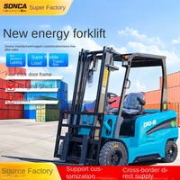 Chariot élévateur électrique à batterie lithium 3 tonnes, petit transpalette avec siège, nouvelle énergie HangKangCM, garantie 5 ans, personnalisable