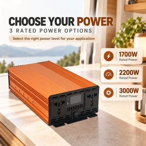 Inversor de Corriente de Onda Sinusoidal Modificada de 3000W, 12V-24V, 48V-60V a 220V, 90% de Eficiencia, para Electrodomésticos y Automóviles, 50/60Hz - Product Image 3