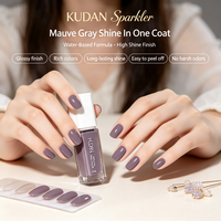 Vernis à ongles KUDAN séchage rapide, facile à retirer, sans lampe UV, série vert frais, non toxique, sans odeur, pour manucure DIY, vente en gros