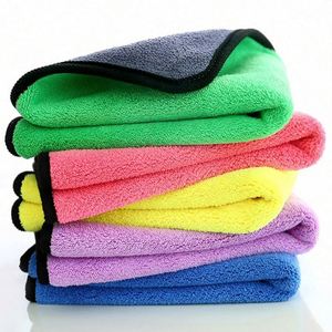 Paño de Limpieza para Auto de Microfibra Gruesa, Ecológico, Super Absorbente de Agua, de Secado Rápido, Multiusos, Personalizado con Bordado - Product Image 6