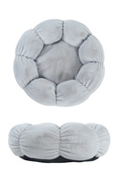 Lit pour animaux de compagnie en peluche douce et chaude avec logo personnalisé et motif floral, fournisseur de produits pour animaux de compagnie pour chats et chiens