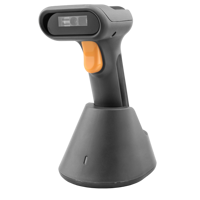 Lecteur de codes-barres 2D sans fil portable, lecteur de codes-barres sans fil BT portable industriel avec station de charge pour les opérations d'entrepôt