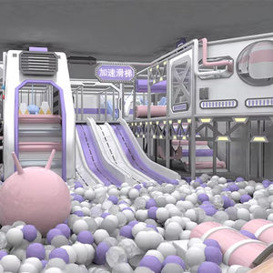 منطقة لعب داخلية للأطفال بمساحة 1200 متر مربع صديقة للبيئة، مصنوعة من البلاستيك الفاتح بتصميم مستقبلي للمدارس ومراكز التسوق ومراكز اللعب، وزن 500 كجم - Product Image 1