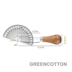 Coltello da Burro con Manico in Legno e Logo Personalizzato, Lama in Acciaio Inox, Mini Spalma per Pane e Marmellata - Product Image 2