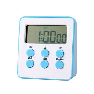 Minuteur de cuisine magnétique avec écran LCD, compte à rebours de 60 minutes, design carré, pour la pâtisserie et les études - Product Image 4