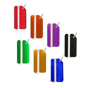 Wholesale Custom Laser-Engraved Metal Name Tags Aluminum Luggage Tags Luggage Bag Labels Suitable <b>for</b> <b>Suitcases</b> - Product Image 6