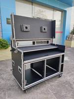 Flight case pour DJ, multi-médias, gestion d'événements, station de travail DJ