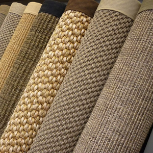 Tappeto in Sisal Intrecciato <span class=keywords><strong>a</strong></span> Mano in Fibra Naturale di Bambù, Produzione OEM, Vendita all'Ingrosso, per Scale e Pavimenti Interni - Product Image 2