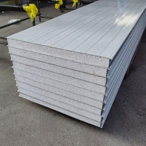 Mur sandwich en EPS hydrofuge : panneau insonorisant et ignifuge avec protection contre la corrosion pour les projets de construction mondiaux - Product Image 1