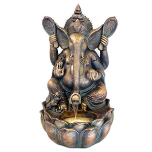 <span class=keywords><strong>Fontaine</strong></span> solaire Ganesha pour décoration de jardin, ornements d'intérieur et d'extérieur, élément d'eau moderne - Product Image 1