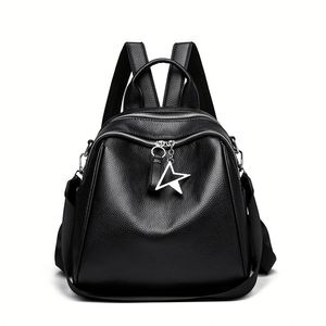 <b>Women's</b> Diagonal Crossbody <b>Bag</b> Large Capacity Cross-Body Adjustable Strap Button Closure Fresh High Texture Stylish PU - Product Image 3