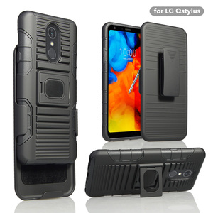 Teléfono móvil multifuncional funda Combo <span class=keywords><strong>soporte</strong></span> Clip de cinturón <span class=keywords><strong>soporte</strong></span> caja del teléfono para <span class=keywords><strong>LG</strong></span> stylo/4/Q - Product Image 1