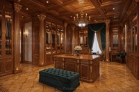 Service professionnel de design d'intérieur 3D, style classique américain, plan de solutions d'aménagement intérieur complet pour toute la maison