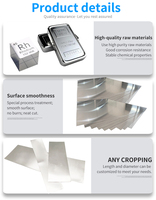 Good Electrical Conductivity & Thermoelectric Stability Platinum-Rhodium Sheet for Wire, Instruments & Academic Research