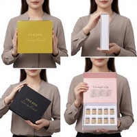 Coffret Cadeau de Flacons de Peptides de Luxe avec Logo Personnalisé, Emballage de Qualité Médicale, Conception Anti-Collision, Revêtement UV, Gaufrage EVA Premium