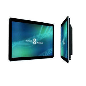 27-Inch duvara monte endüstriyel dokunmatik ekran paneli adet ucuz Intel J4125 J6412 J1900 Core I3 I5 I7 hepsi bir stokta mevcut - Product Image 1