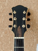 Gitar Elektrik Jazz Archtop Buatan Tangan 17" Hollow Body 6-String YUNZHI Lapisan Gloss Spruce Top Flamed Solid Maple Ebony
