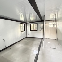 Maison conteneur mobile extensible 20 pieds 40 pieds, étanche, résistante aux ouragans et au vent, design moderne, garantie de plus de 5 ans, hôtel