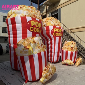Decoración Inflable Personalizada de Palomitas de Maíz para Noches de Cine - Product Image 2