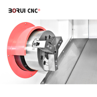 Tour CNC BR-570DY avec outil motorisé GSK/Fanuc, Chine, à banc incliné, haute précision