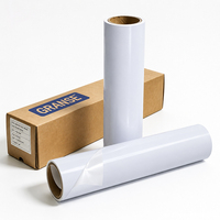Rollo de Vinilo Autoadhesivo Impermeable, Imprimible, Superficie Lisa para Impresión de Formato Ancho y Película para Señalización Interior/Exterior
