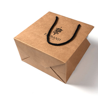 Sacs en papier kraft brun de luxe personnalisés pour le commerce de détail, sacs en papier Euro Tote avec logos