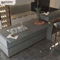 Pierre frittée Buildgres 1200x2400mm pour espace de bureau, sol et mur avec une durabilité de qualité commerciale
