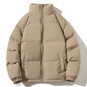 Veste matelassée pour homme, surdimensionnée, grande taille, hiver, épaisse, chaude, avec logo personnalisé, vêtements à bulles, veste matelassée pour homme - Product Image 4