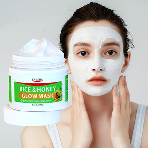 Commercio all'ingrosso della fabbrica naturale a base di erbe per la cura della pelle profonda dei pori idratante riso e miele Glow viso maschera - Product Image 4
