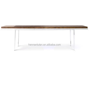 Comedor de lujo americano contemporáneo Forma minimalista Mesa de comedor rectangular <span class=keywords><strong>Benoit</strong></span> - Product Image 2