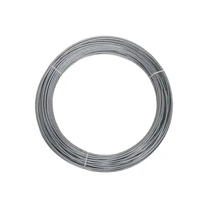 Filo di ferro zincato elettrico 2.5mm 4.0mm, linea di restrizione del prezzo della rete metallica zincata morbida