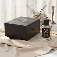 Flacon de parfum de 50ml 100ml fourni avec étiquette, boîte d'emballage de luxe pour flacon de parfum, flacon de parfum et sac