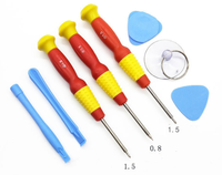 Outils de démontage téléphone portable Kit d'outils de réparation Smartphone tournevis ouverture jeu de levier outils à main pour Iphone 8 en 1