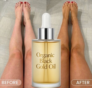 Aceite Autobronceador Negro Dorado OEM, Aceite Corporal Intensivo para Bronceado Oscuro, Brillo Natural con Destellos Dorados, Uso en Solárium y al Aire Libre - Product Image 2