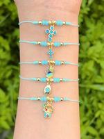 Bracelet tennis ajustable en acier inoxydable plaqué or 18 carats, étanche, avec lettre A-Z et zircon carré, bijou fantaisie pas cher