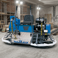 Ponceuse à béton à moteur essence 13 kW 1900 mm à double rotor haute efficacité