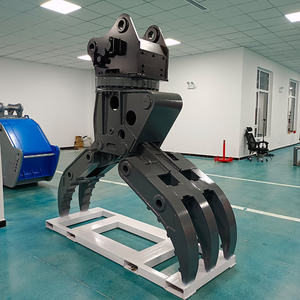 Mini accesorio de demolición de agarre hidráulico eléctrico de uso, grúa de registro de excavadora de 5 toneladas - Product Image 2