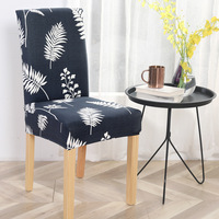 Housse de chaise de salle à manger extensible en spandex imprimé, imperméable, ajustable, pour salon, vente en gros fabricant