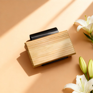 Penyegar udara mobil, penyebar aroma terapi blok kayu <span class=keywords><strong>Diffuser</strong></span> kecil kayu, Set bau mobil baru - Product Image 1