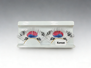 Faux cils motif drapeau national Coupe du Monde, vente chaude, cils 3D légers, vente en gros en stock pour fournisseurs de maquillage - Product Image 2