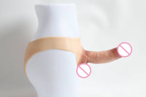 قضيب اصطناعي سيليكوني قابل للارتداء بالجملة من المصنع، سروال لتمديد القضيب، معزز للتحفيز الجنسي، ألعاب جنسية للبالغين - Product Image 4