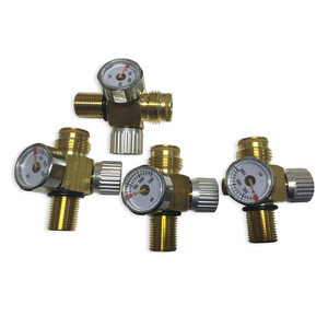 Válvula de encendido y apagado de <span class=keywords><strong>Paintball</strong></span> con manómetro para cilindro de <span class=keywords><strong>Co2</strong></span> - Product Image 1
