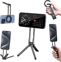 Support de téléphone magnétique à fixation rapide compatible Ningbo, trépied en aluminium pour smartphone, mini trépied de poche pour téléphone portable