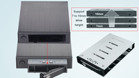 Star Trade Single Bay 2,5 "SATA/SAS III-Festplatten gehäuse HDD-und SSD-Unterstützung für internes mobiles Rack Hot Swap