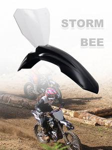 Garde-boue avant <span class=keywords><strong>Motocross</strong></span> avec plaque d'immatriculation pour SURRON KAYO T2 T4 T6 CRF450 Dirt Pit Bike Protecteur avant Roues Wrap Garde-boue - Product Image 4