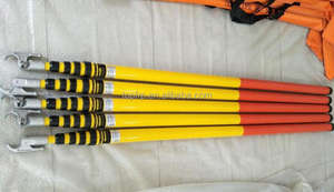 Isolation électrique en fibre de verre pour électricien Bâton chauffant télescopique 16,4 pieds étendu - Product Image 4